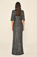 Plus Size - Aurelia Gleam Dress - Maxi - Multicolor