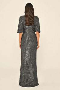 Plus Size - Aurelia Gleam Dress - Maxi - Multicolor