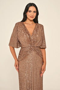 Plus Size - Aurelia Gleam Dress - Maxi - Multicolor