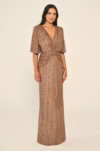 Plus Size - Aurelia Gleam Dress - Maxi - Multicolor