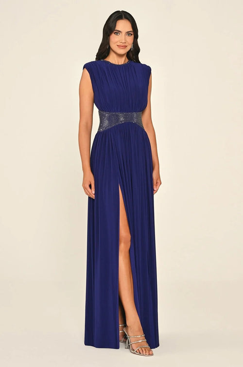 Midnight Halo Dress - Maxi