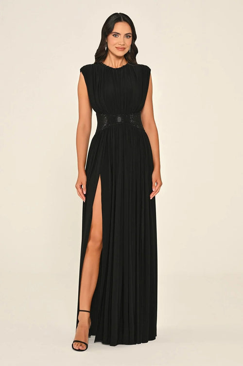 Midnight Halo Dress - Maxi