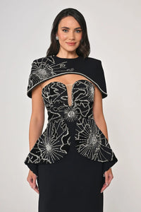 Faya Dress - Maxi - Black