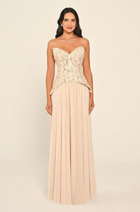 Gardenia Luxe Dress - Maxi - Black