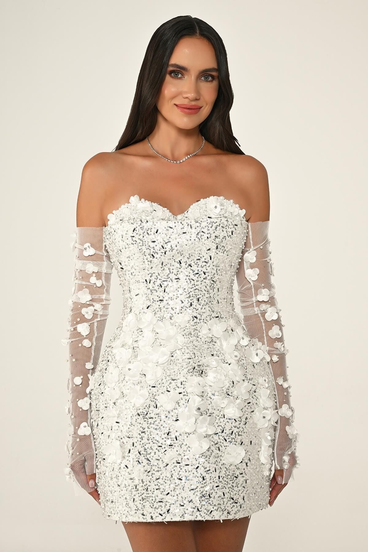 The Bride Dress - Mini - White