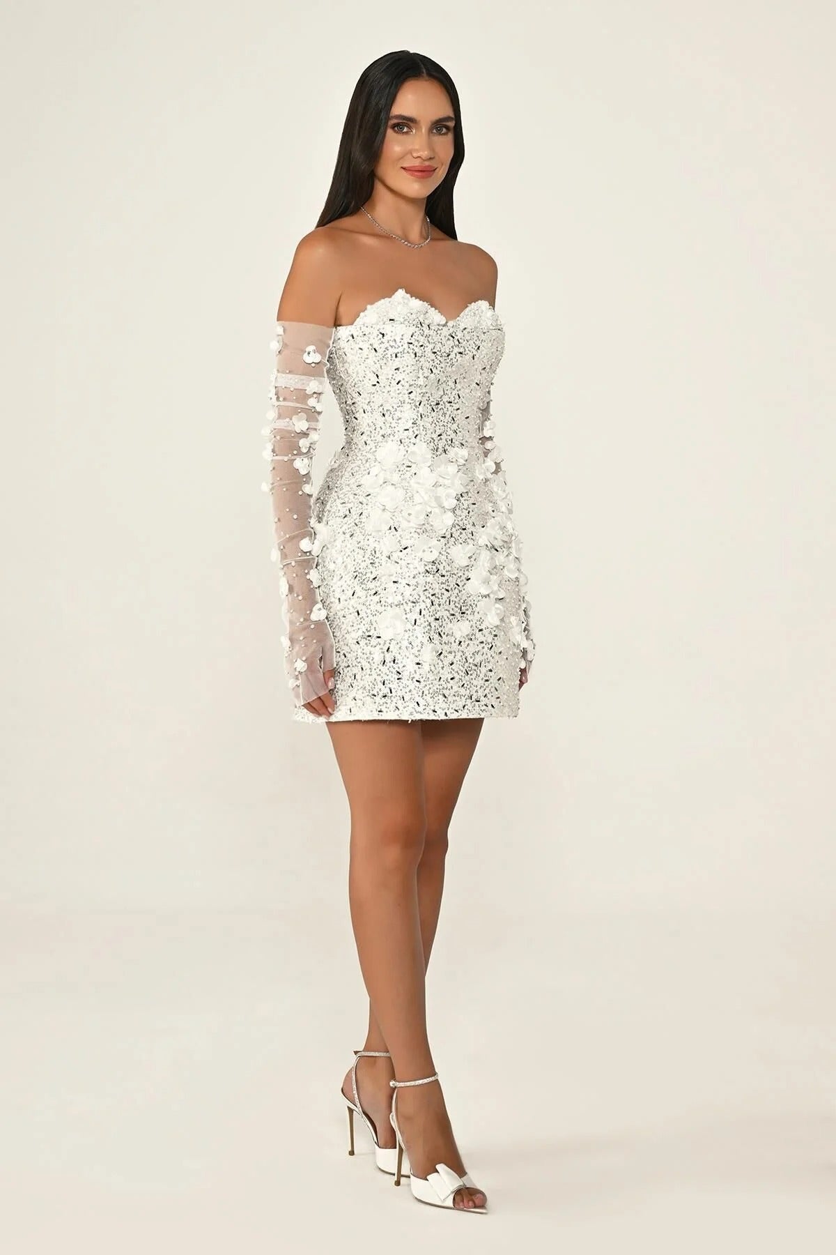 The Bride Dress - Mini - White