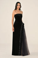 Delta Dress - Maxi - Velvet Black