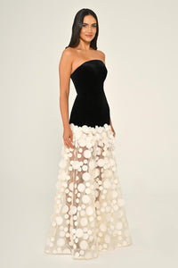 Luna Dress - Velvet -  Maxi