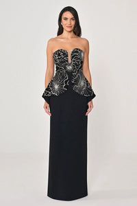 Faya Dress - Maxi - Black