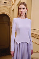 Elegant Pleated Dress - Maxi - Multicolor