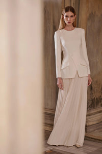 Pleated Suit - Maxi - Multicolor