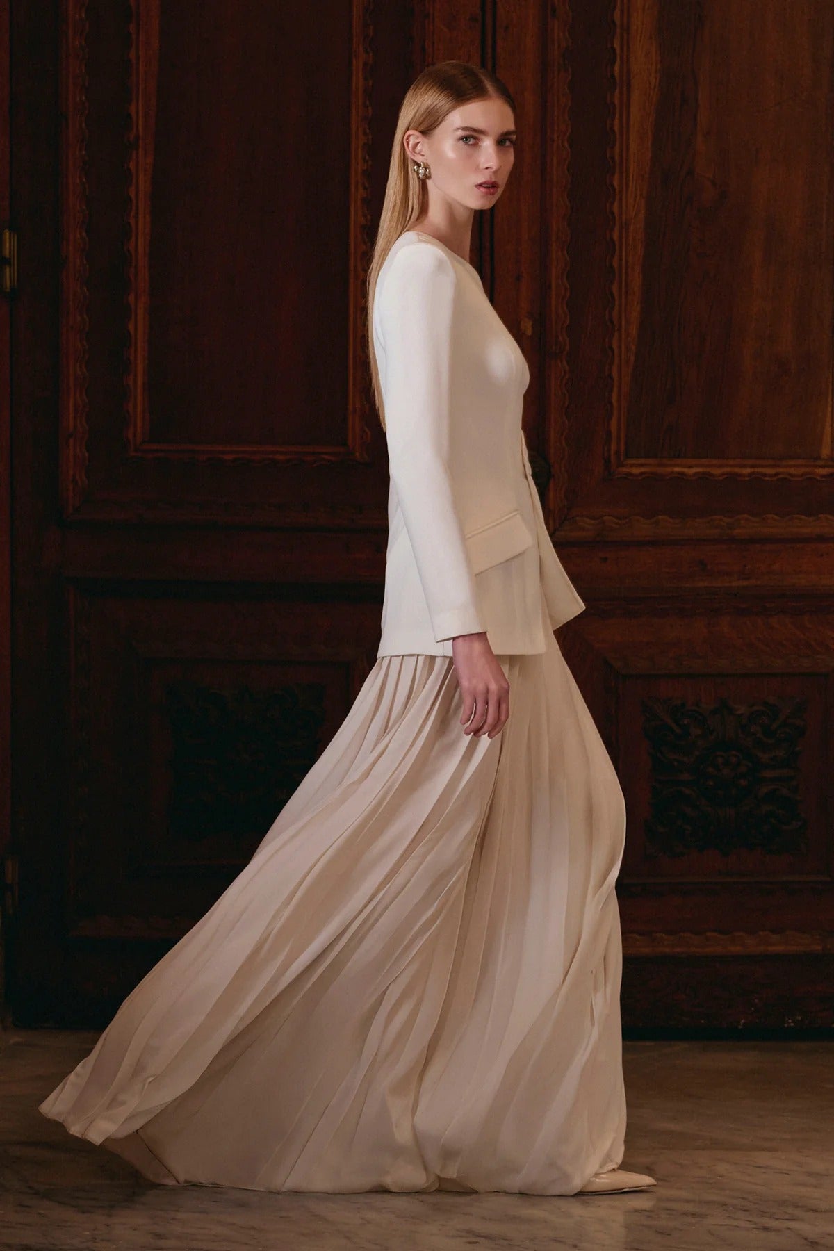 Pleated Suit - Maxi - Multicolor