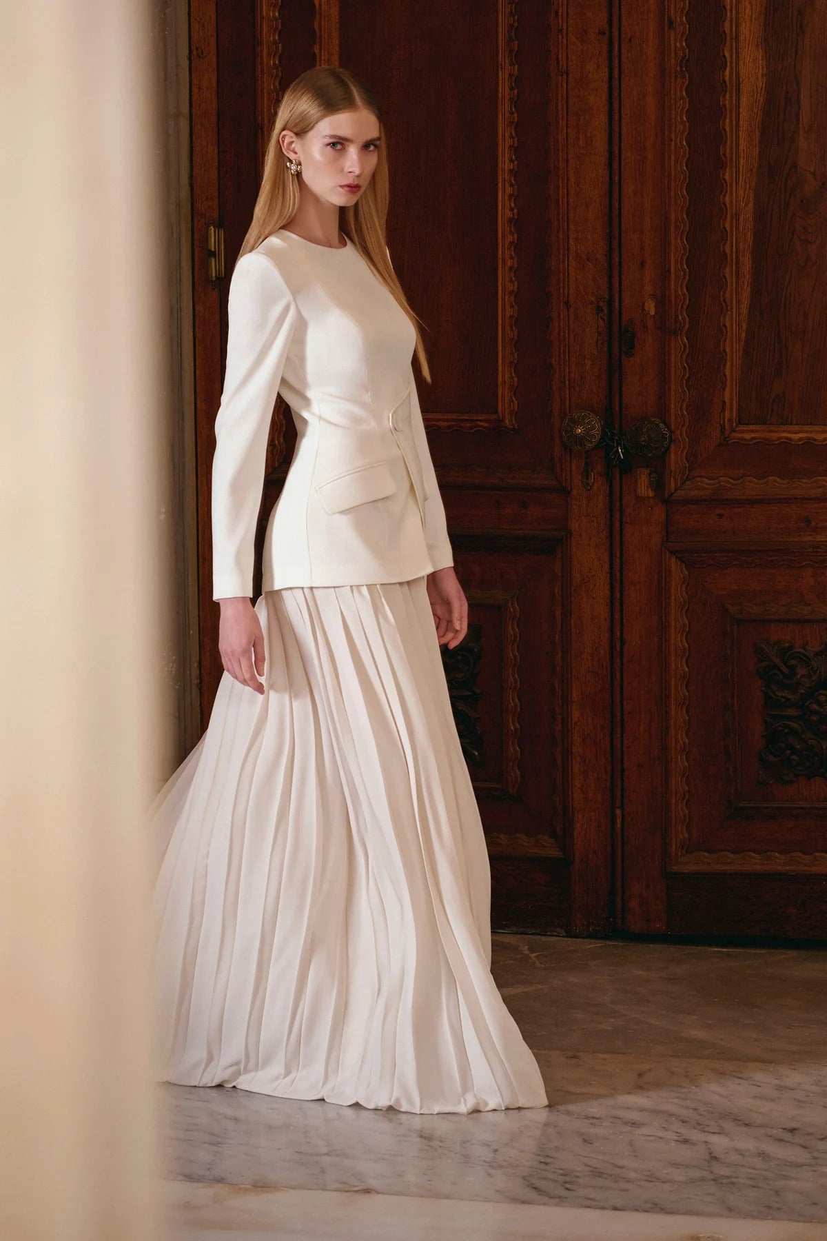 Pleated Suit - Maxi - Multicolor