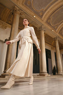 Elara Belted Dress - Maxi - Multicolor