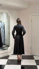 Elara Belted Dress - Maxi - Multicolor