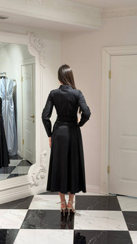 Elara Belted Dress - Maxi - Multicolor