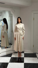 Elara Belted Dress - Maxi - Multicolor