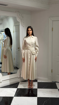 Elara Belted Dress - Maxi - Multicolor