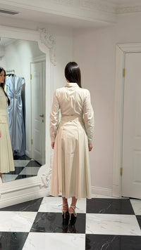 Elara Belted Dress - Maxi - Multicolor