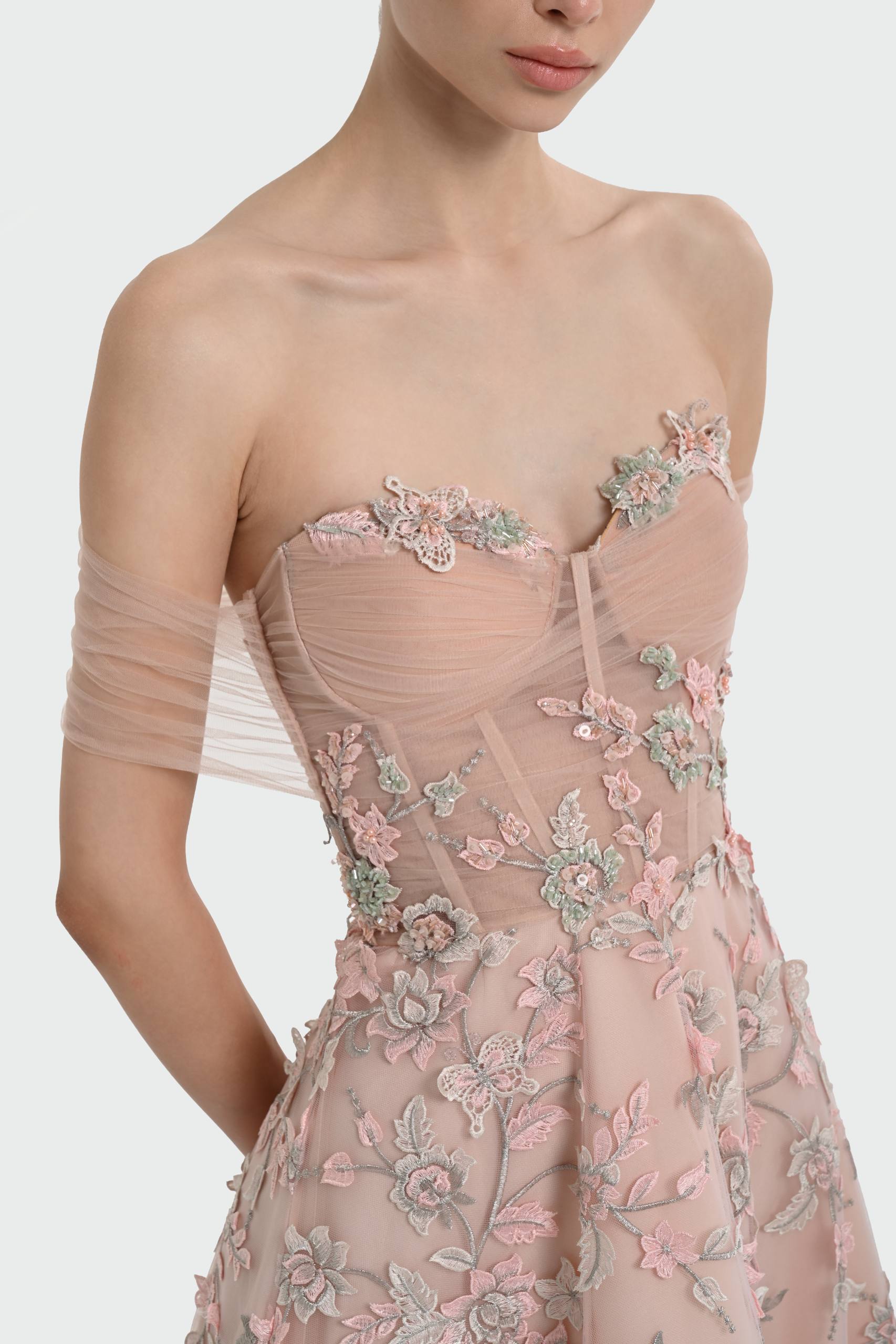 Lyselle Floral Dress - Maxi - Pink