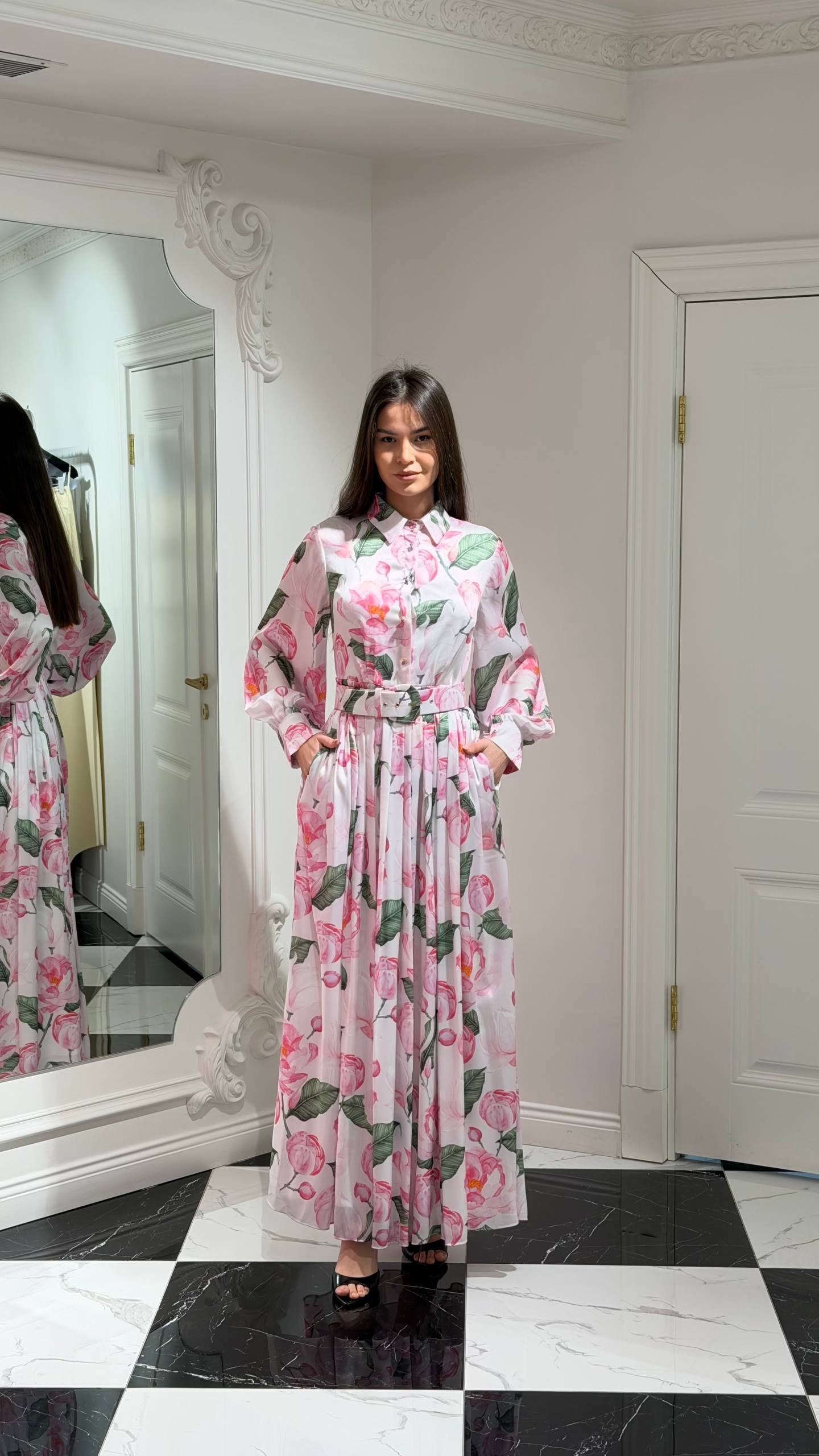 Rosalie Garden Dress - Maxi - Floral