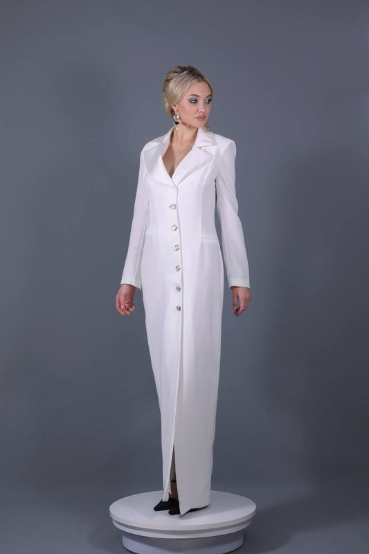 Maxi Suit Dress - Black or White