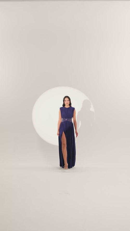 Midnight Halo Dress - Maxi