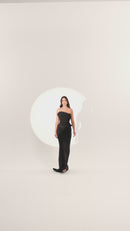 Velora Noir Dress - Maxi - Black