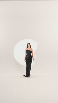 Velora Noir Dress - Maxi - Black