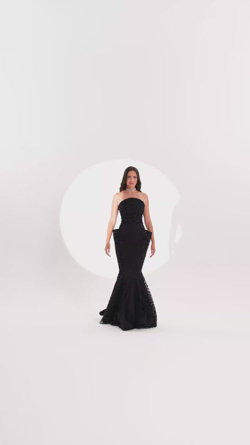 Midnight Wave Dress - Maxi