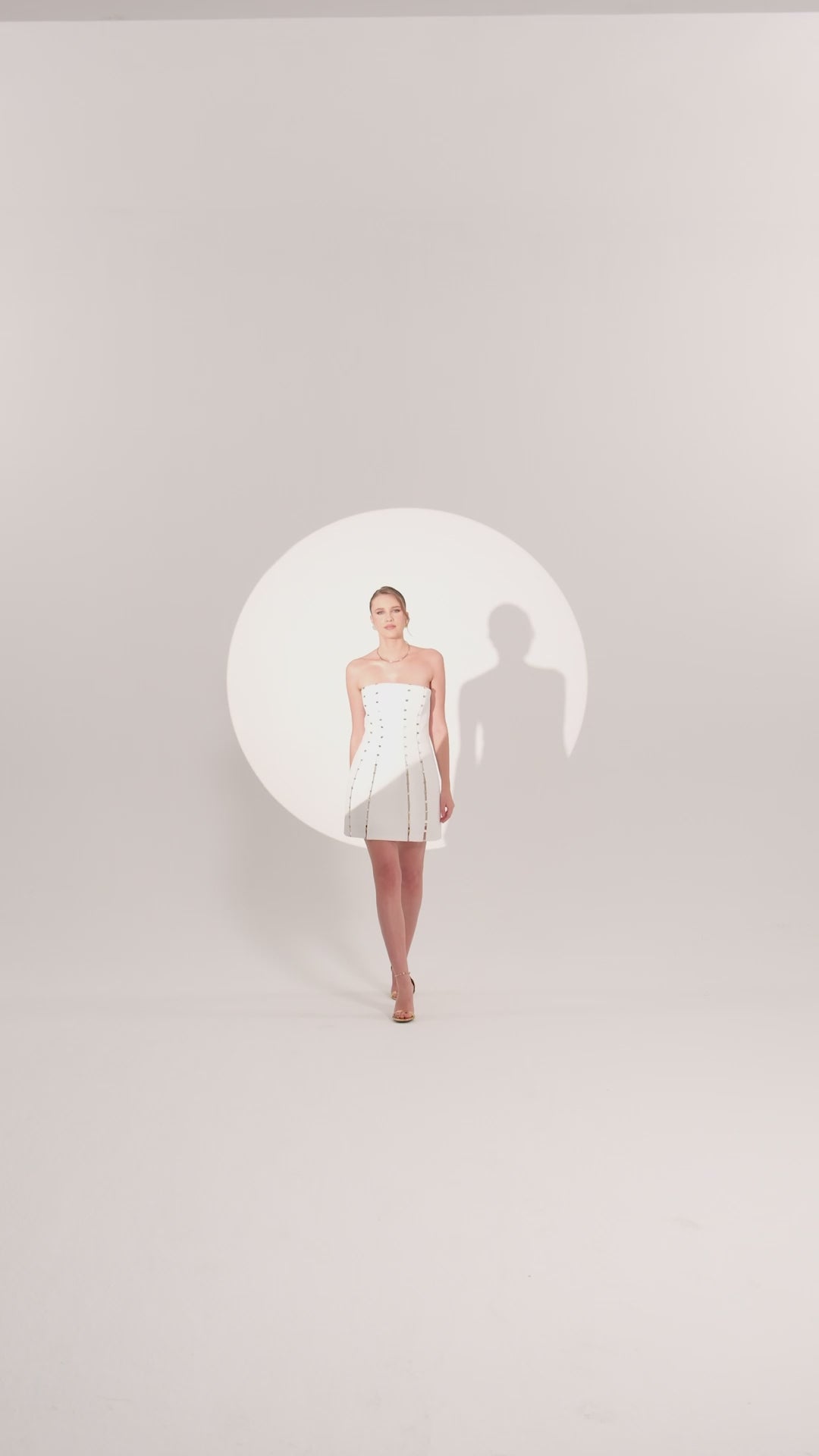 Aveline Dress - Mini - B & W