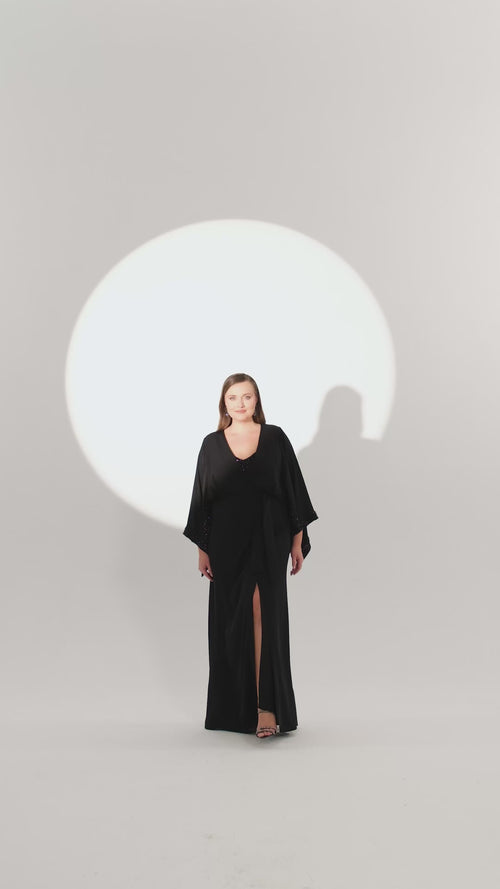 Plus Size - Kimono Dress - Maxi