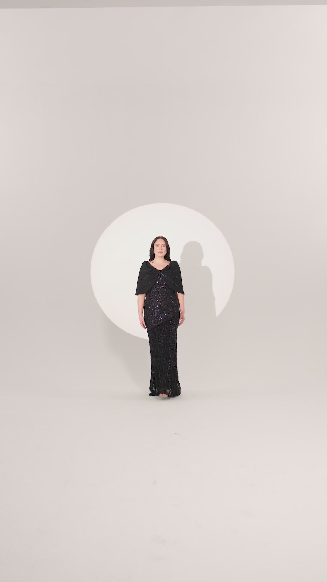 Plus Size - Veloura Cape - Maxi