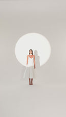 Camille Dress - Midi - Black & White