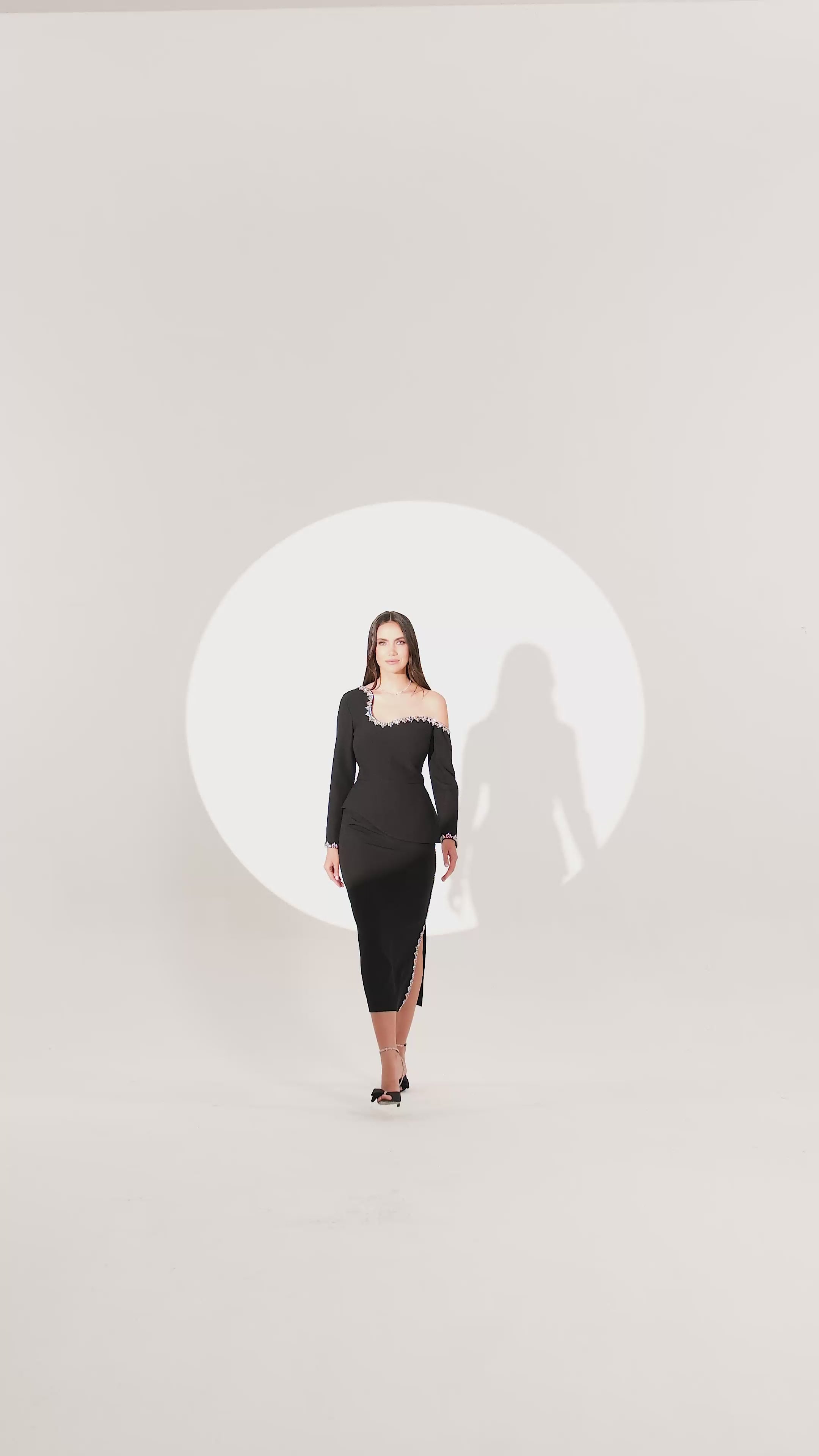 Plus Size Joelle Dress - Midi - Black