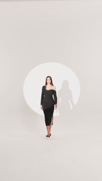 Plus Size Joelle Dress - Midi - Black