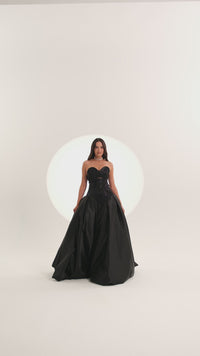 The Empress Dress - Maxi - Black