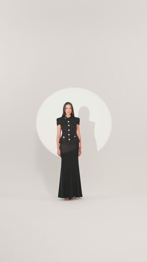 Tweed Dress - Maxi