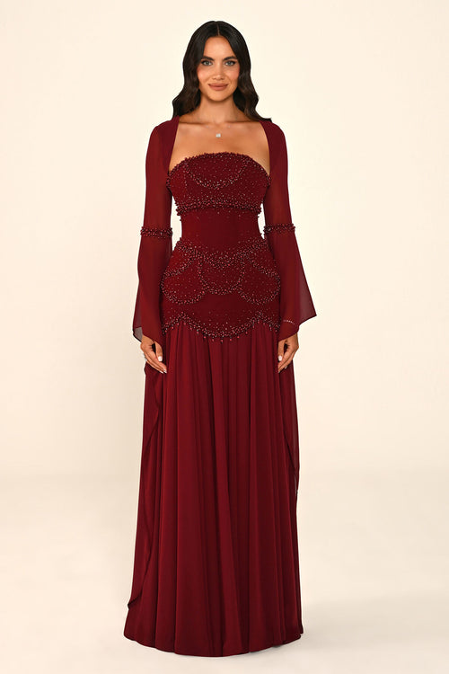 Aurielle Pearl Dress - Maxi - Multicolor