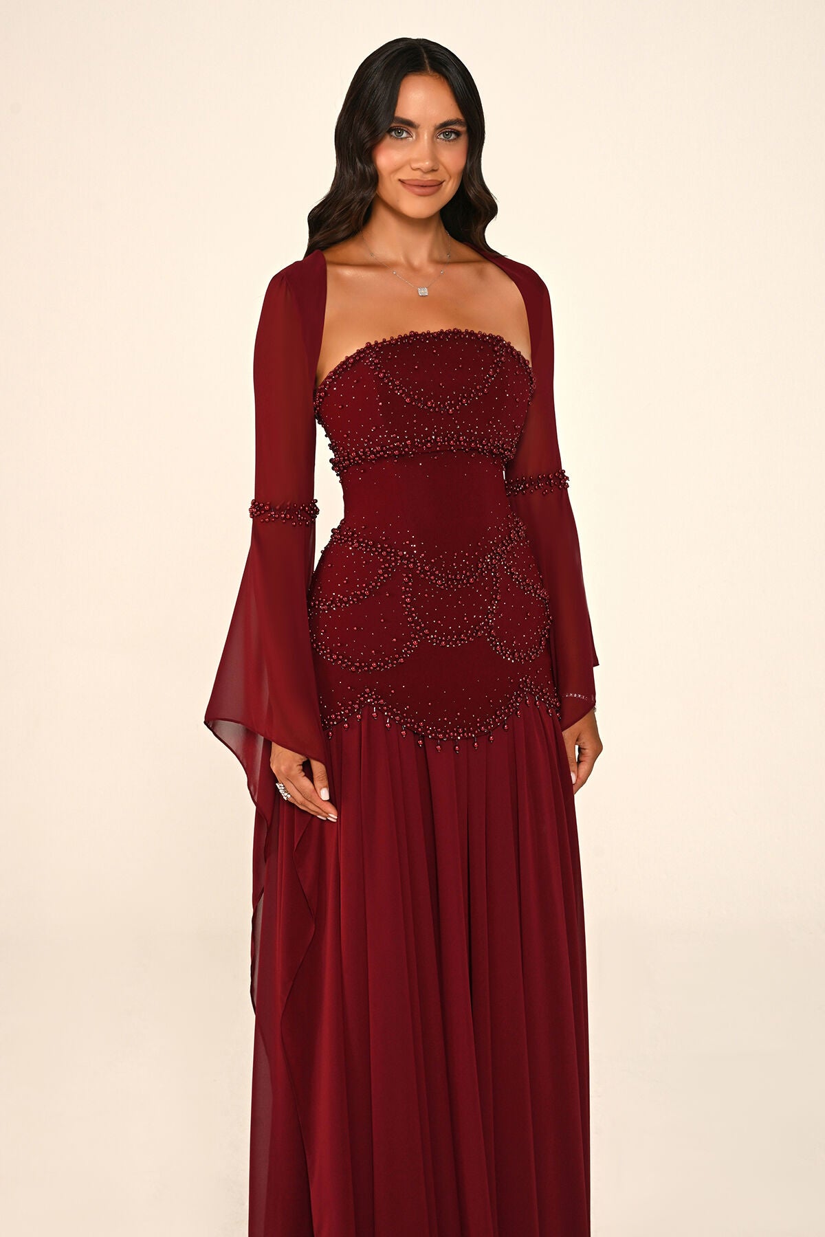 Aurielle Pearl Dress - Maxi - Multicolor
