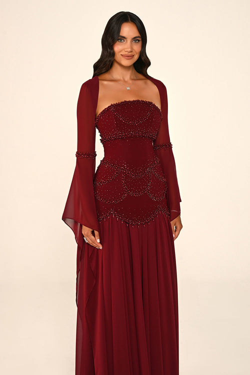 Aurielle Pearl Dress - Maxi - Multicolor