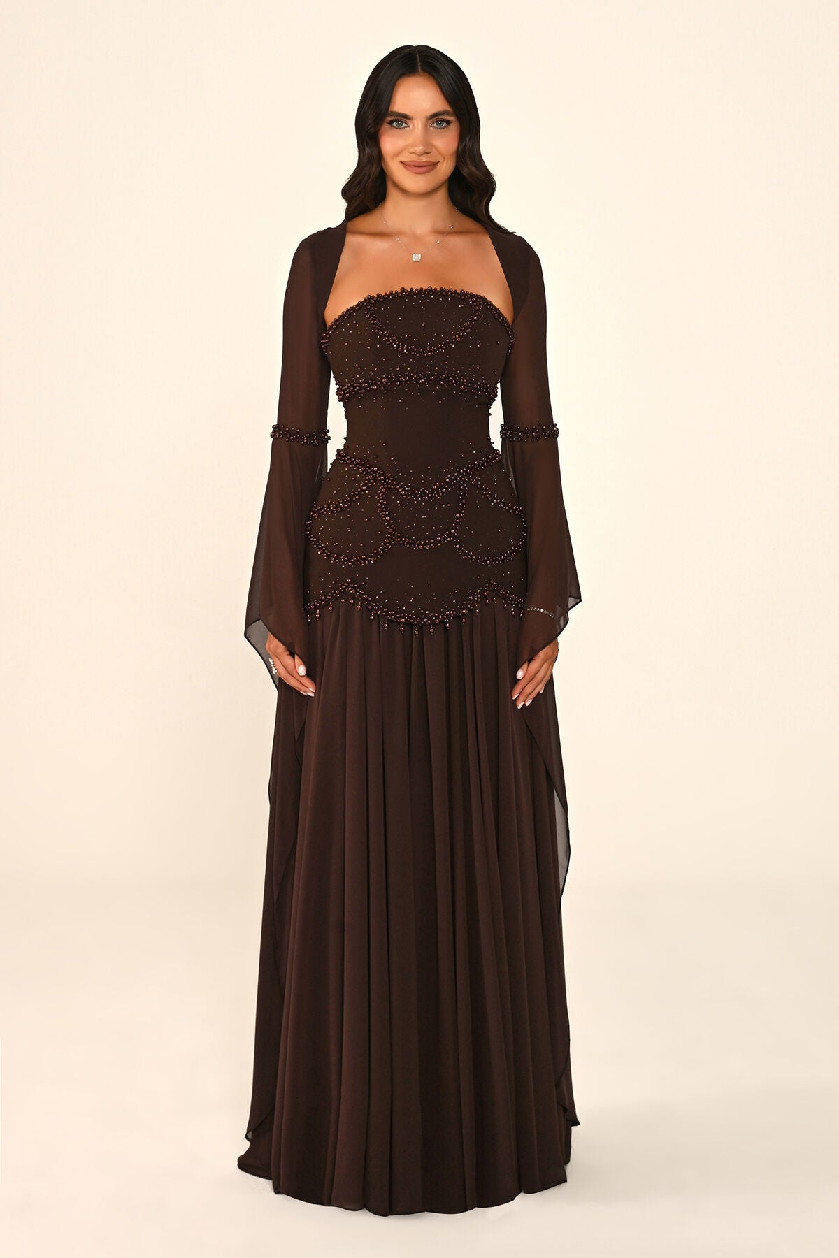 Aurielle Pearl Dress - Maxi - Multicolor