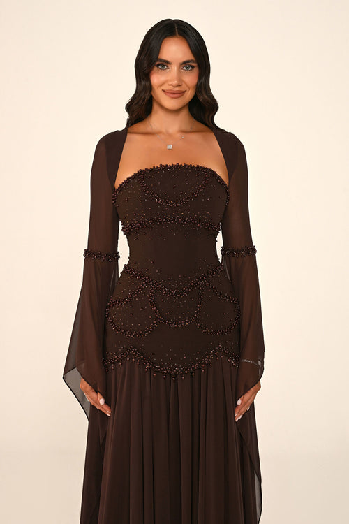 Aurielle Pearl Dress - Maxi - Multicolor