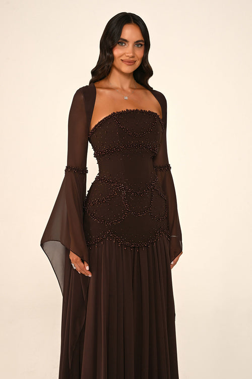 Aurielle Pearl Dress - Maxi - Multicolor