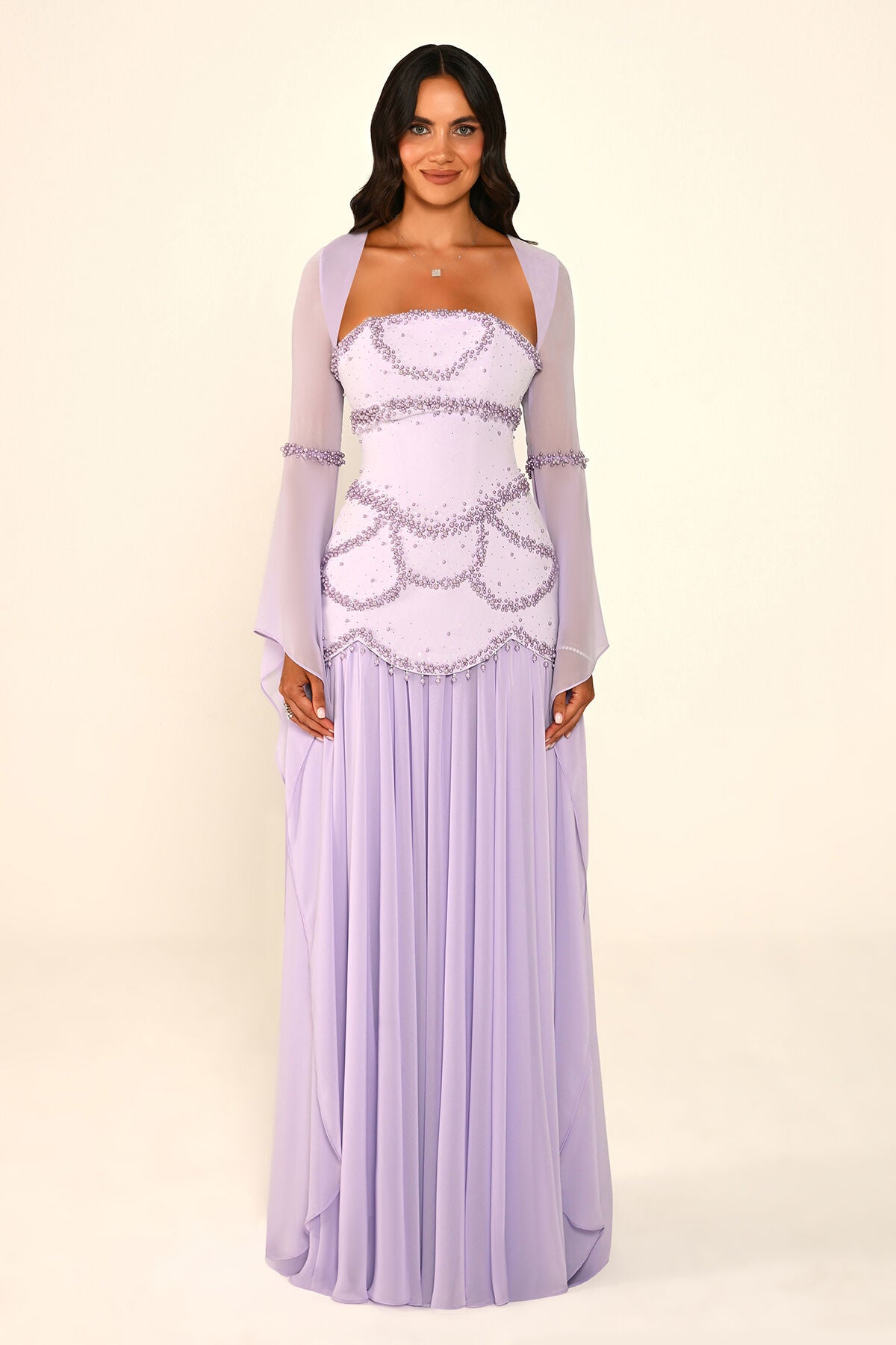 Aurielle Pearl Dress - Maxi - Multicolor