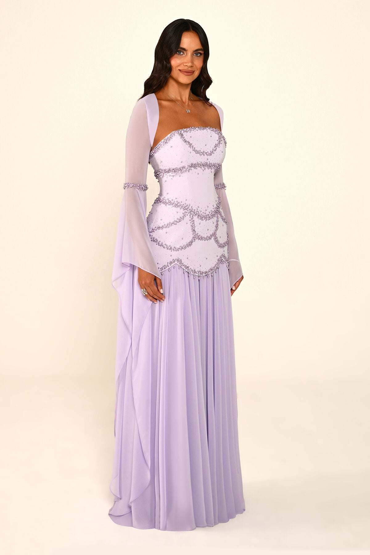 Aurielle Pearl Dress - Maxi - Multicolor