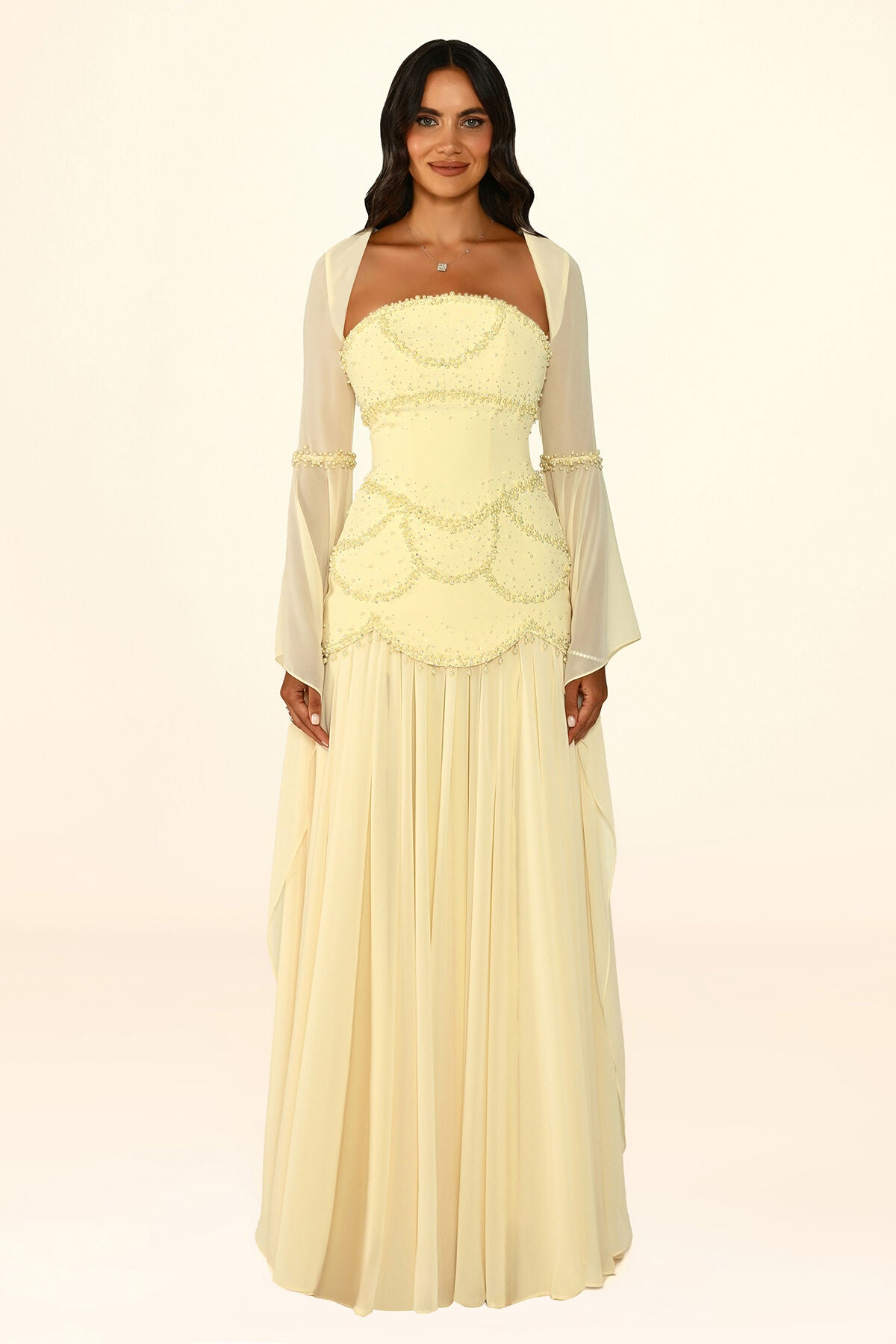 Aurielle Pearl Dress - Maxi - Multicolor