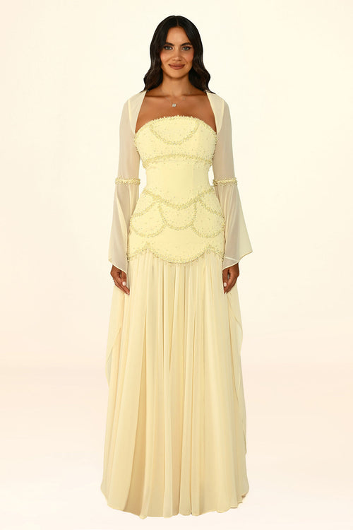 Aurielle Pearl Dress - Maxi - Multicolor