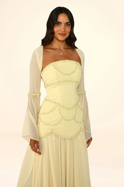 Aurielle Pearl Dress - Maxi - Multicolor