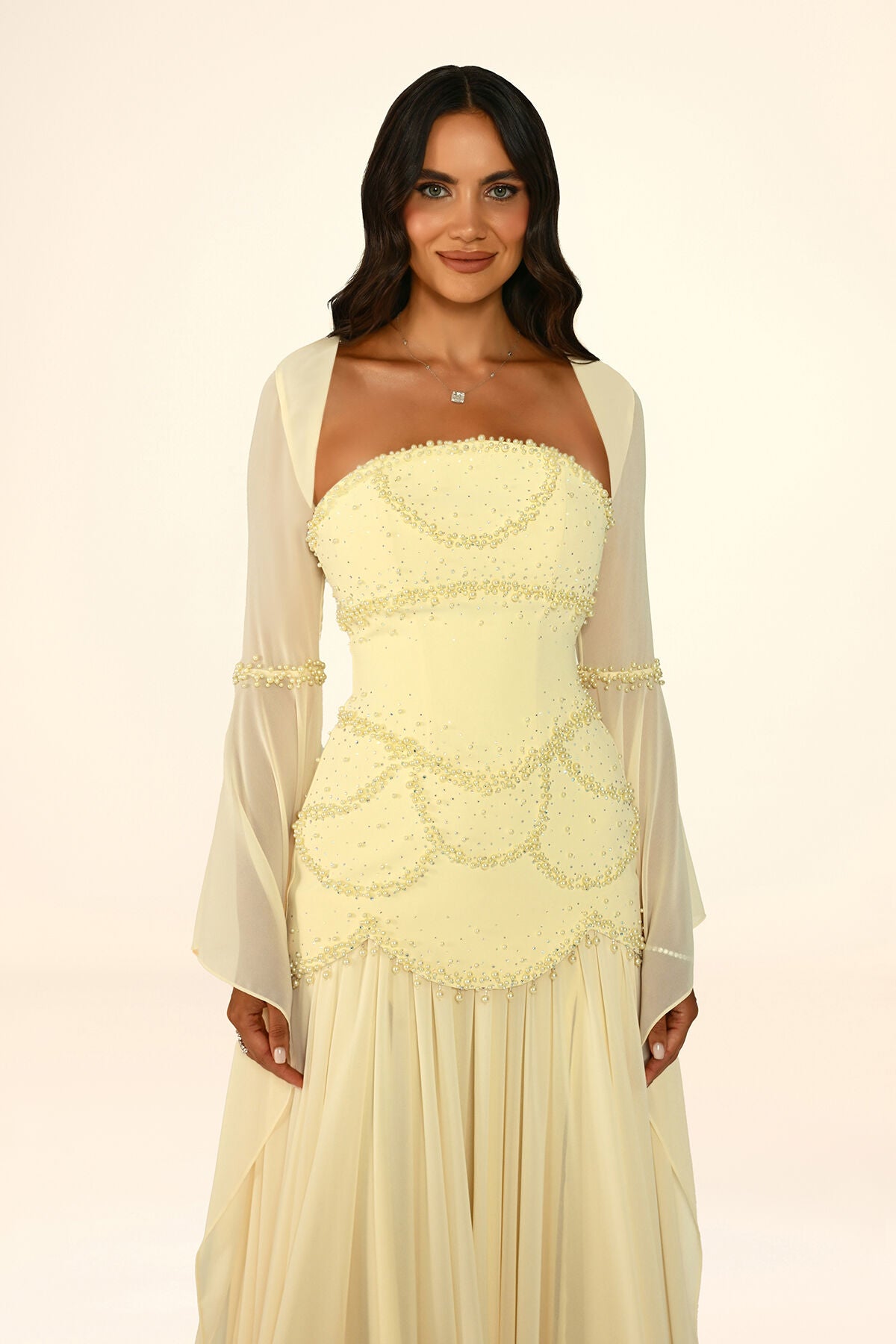 Aurielle Pearl Dress - Maxi - Multicolor
